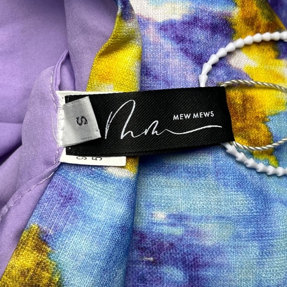 Floral Strapless Jumpsuit - Blue and Yellow - Picture 7 of 12